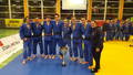 Judozentrum Innsbruck mit Felix Stippler, Fabian Hofer, Philipp Pichler, Stefan Zimmermann, Lukas Petrischor, Friedemann Schneider, Tobias Told und Trainerin Kathrin Told