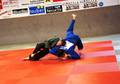 Ein stark kämpfender Severin Grassmair (grün) konnte trotz Punktegewinn die Niederlage von der WSG Swarovski Judo Wattens nicht verhindern