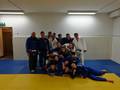Letzte Judoeinheit im Judozentrum Innsbruck mit Trainingskollegen u.a. Bernadette Graf und Trainer Martin Scherwitzl