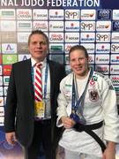 Bundestrainer Patrick Rusch mit Berni Graf