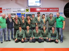 Die erfolgreiche Judo-Mannschaft der WSG Swarovski Wattens