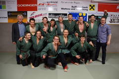 Die Mannschaft der WSG Swarovski Judo Wattens überzeugte beim 8:6 Heimsieg gegen Mühlviertel II