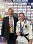 Bundestrainer Patrick Rusch mit Berni Graf